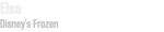 Elsa Disney's Frozen
