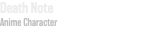 Death Note Anime Character